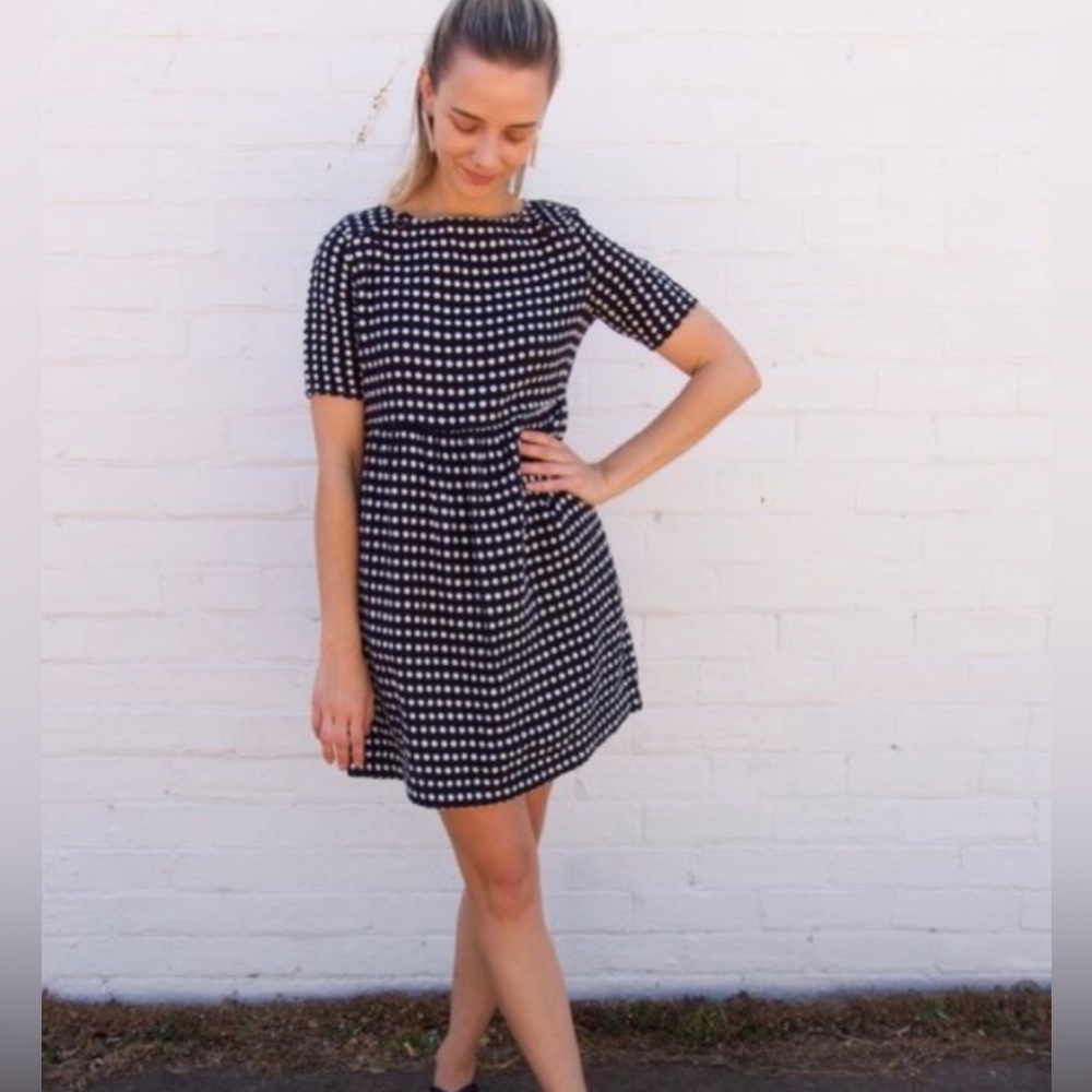 Ace & Jig black polka dot dress | Size small